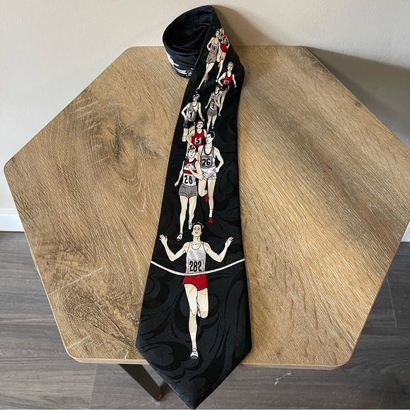 MENS NECK TIE Running Race Runners - Picture 2 of 8